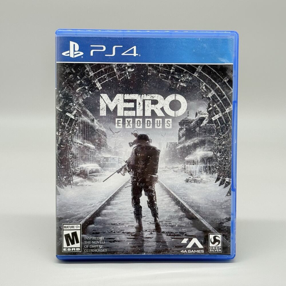 Metro Exodus Sony PlayStation 4 PS4 Video Game Tested